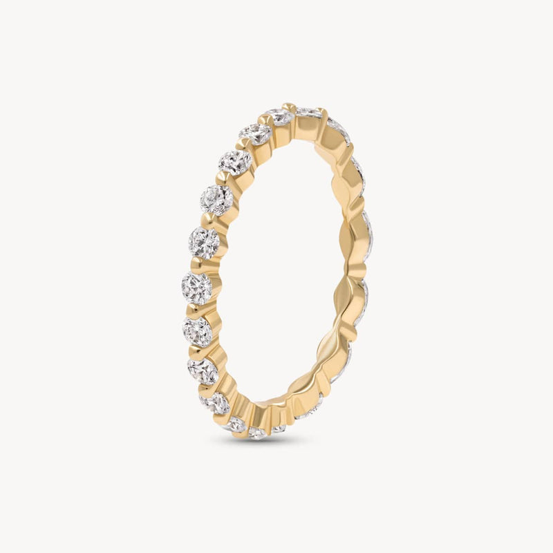 Brilliant Floating Round and Marquise Diamond Ring