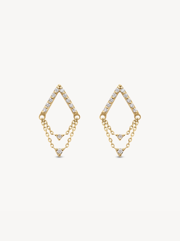 Chains of Diamond Earrings