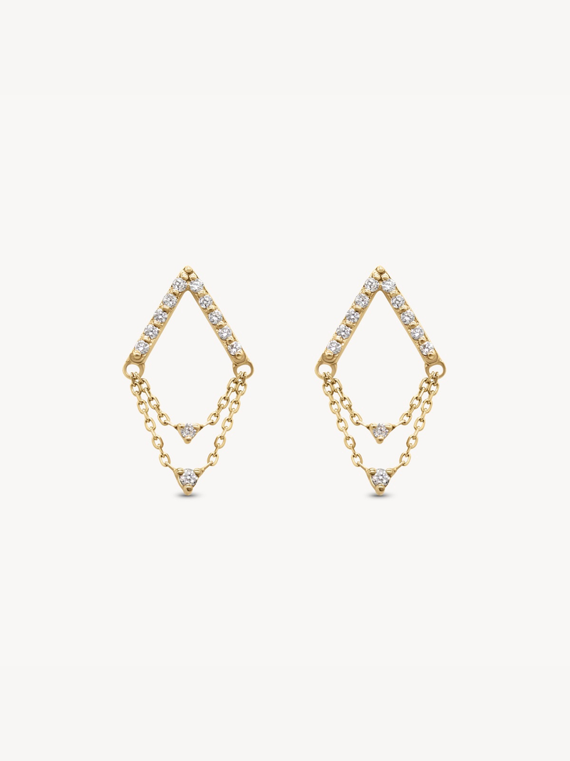 Chains of Diamond Earrings