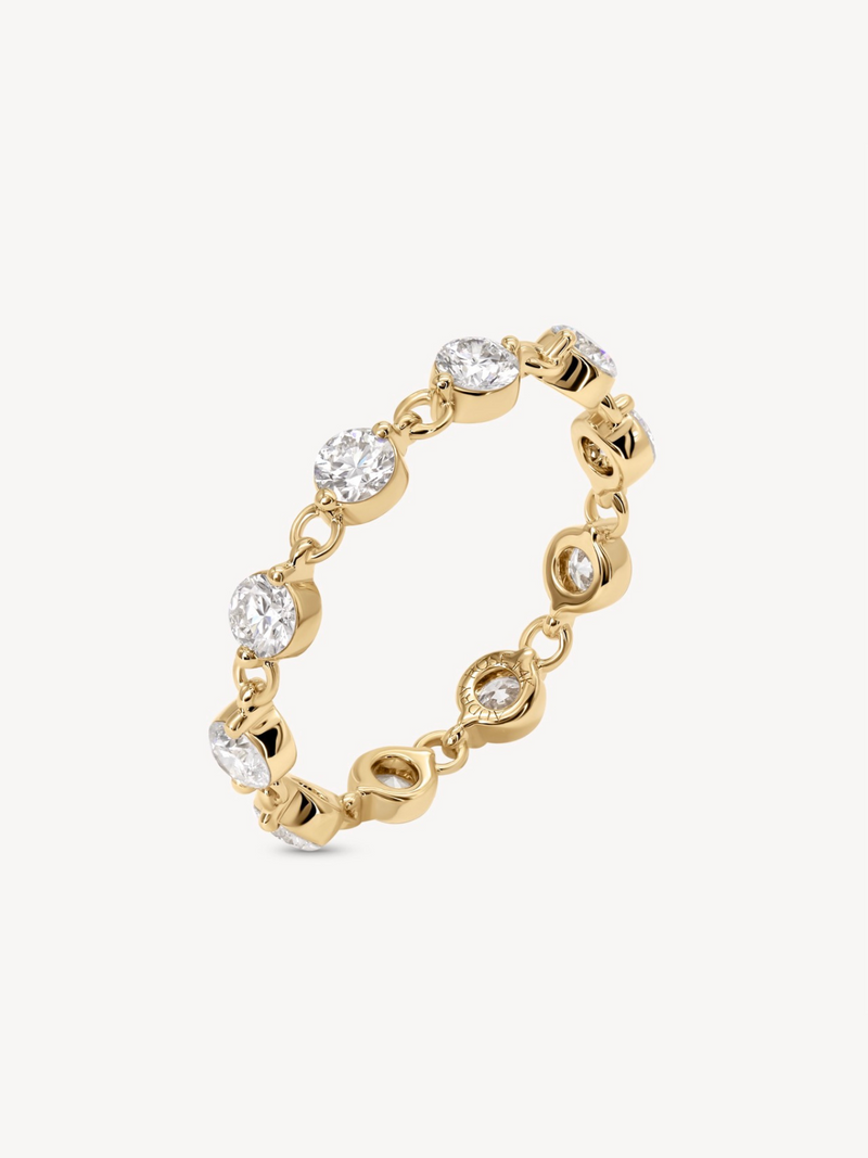 Wrapped in Lab-Grown Diamonds Eternity Ring