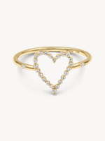 Diamond Heart Ring