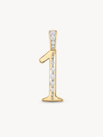 Diamond Number Pendants
