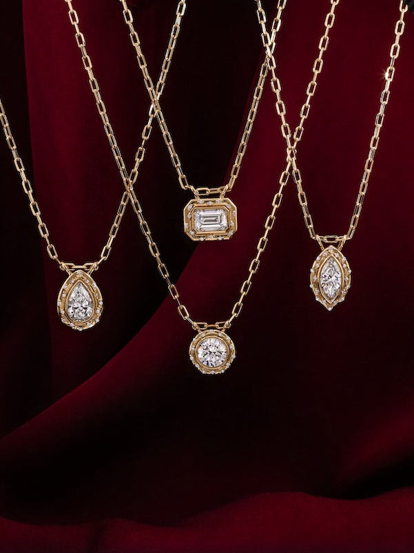 Spotlight Round Diamond Pendant