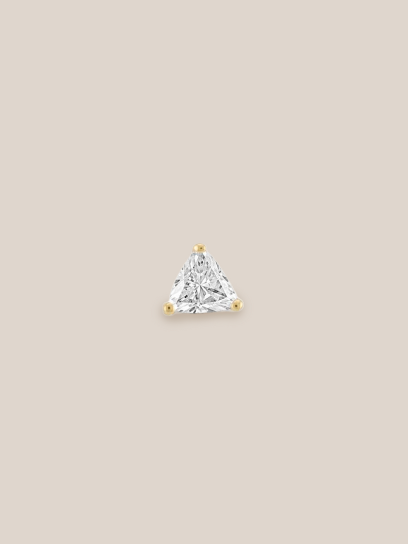 Diamond Trillion Studs