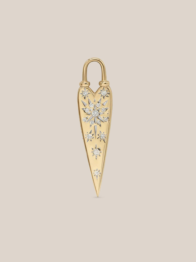 Love Explosion Heart Charm