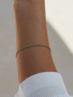 Wrapped in Emeralds Bracelet