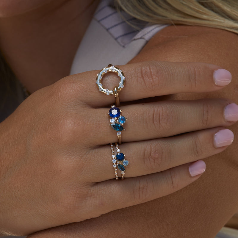 Large Ocean Starry Cluster Ring