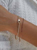 Lab-Grown Diamonds Tennis Lock Bracelet