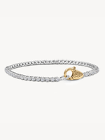 Petite Tennis Lock Bracelet