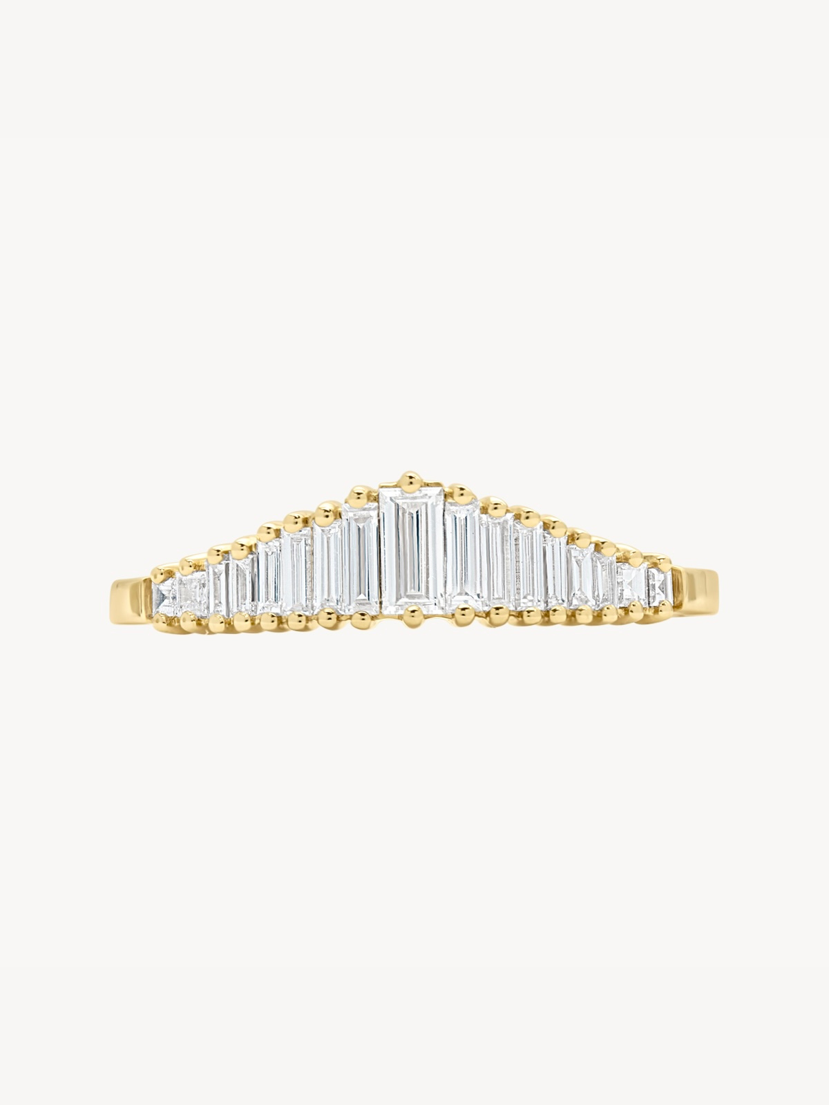 Art Deco Diamond Tiara Ring
