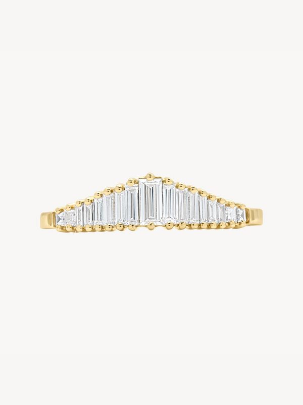 Art Deco Diamond Tiara Ring