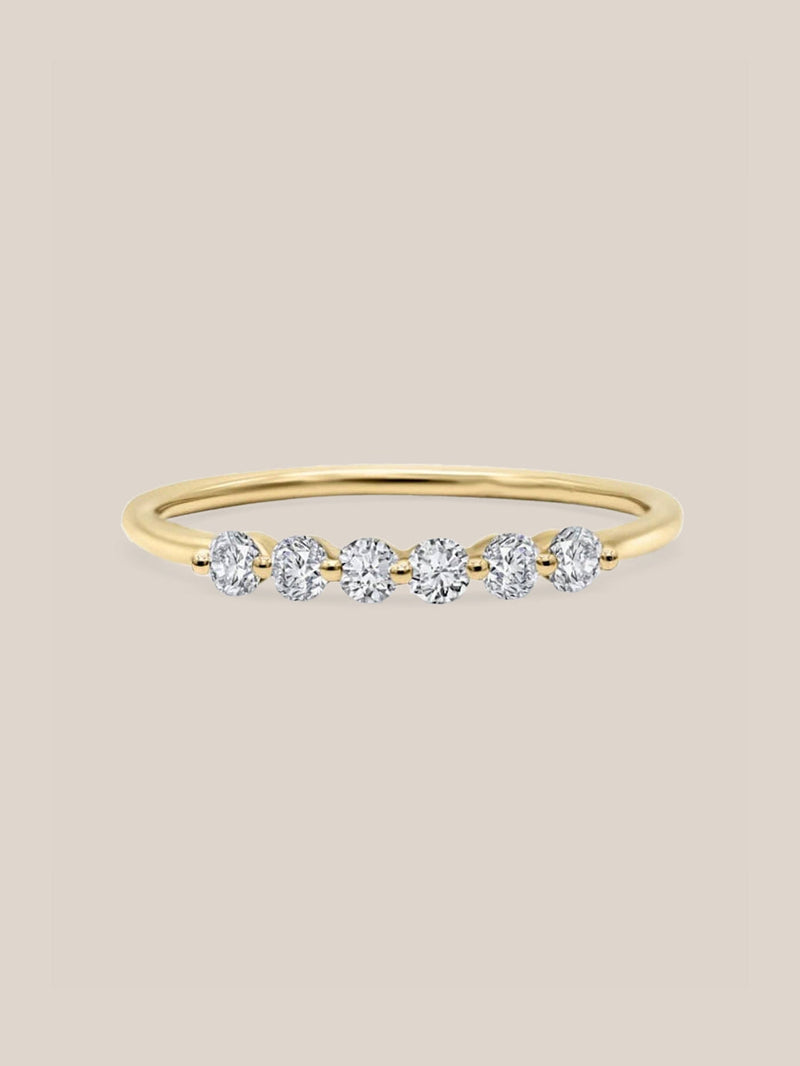 Brilliant Floating Diamond Ring