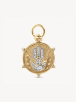 Hamsa and Evil Eye Double Sided Charm
