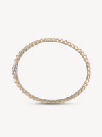 Mixed Metal Stitched Bracelet