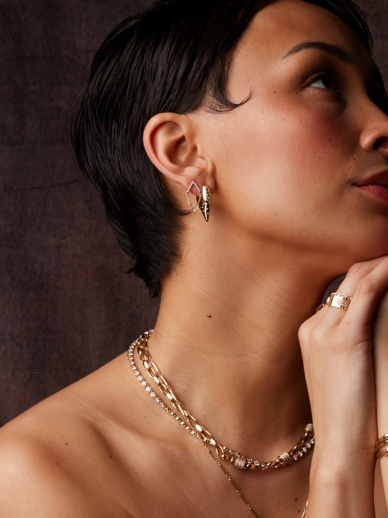 Chains of Diamond Earrings