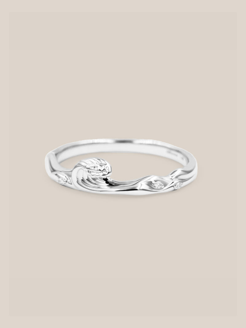 Silver Wave Ring