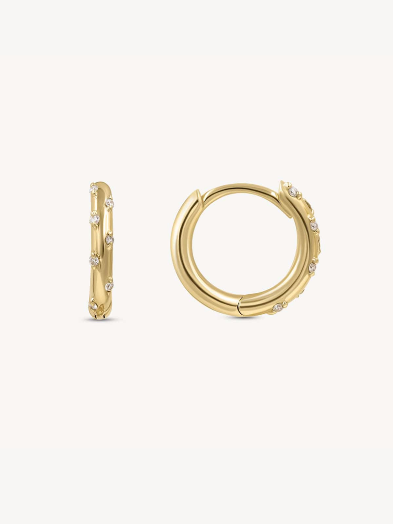 Starry Diamond Huggies