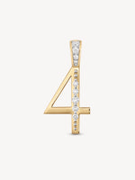 Diamond Number Pendants