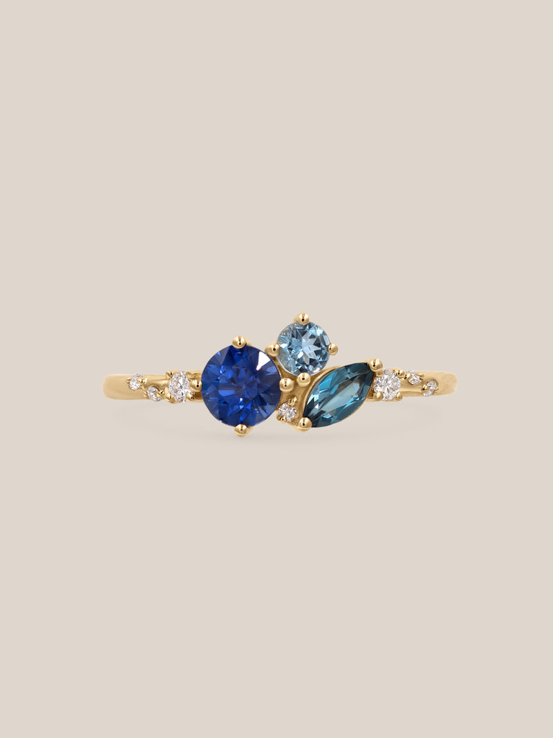 Ocean Starry Cluster Ring