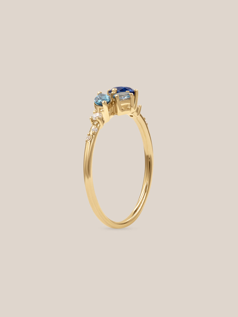Ocean Starry Cluster Ring