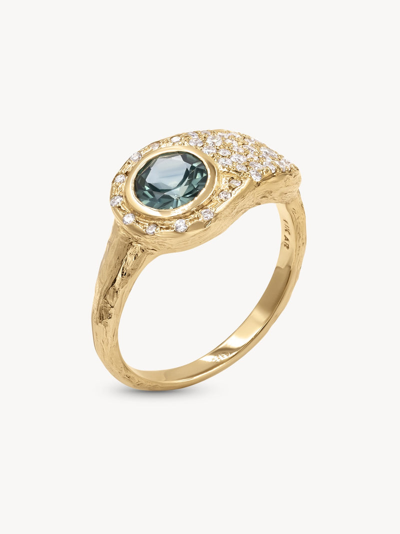 Birthstone Lock Ring