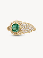 Birthstone Lock Ring