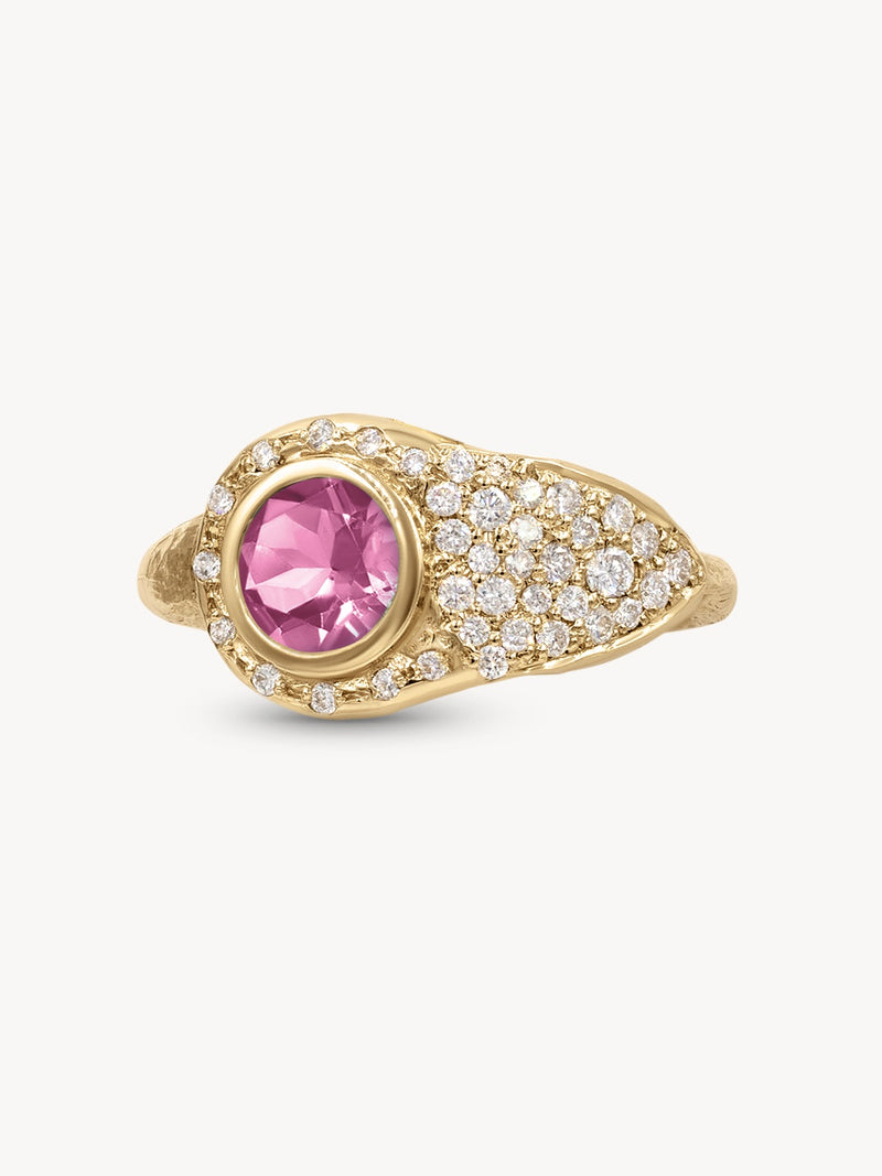 Birthstone Lock Ring