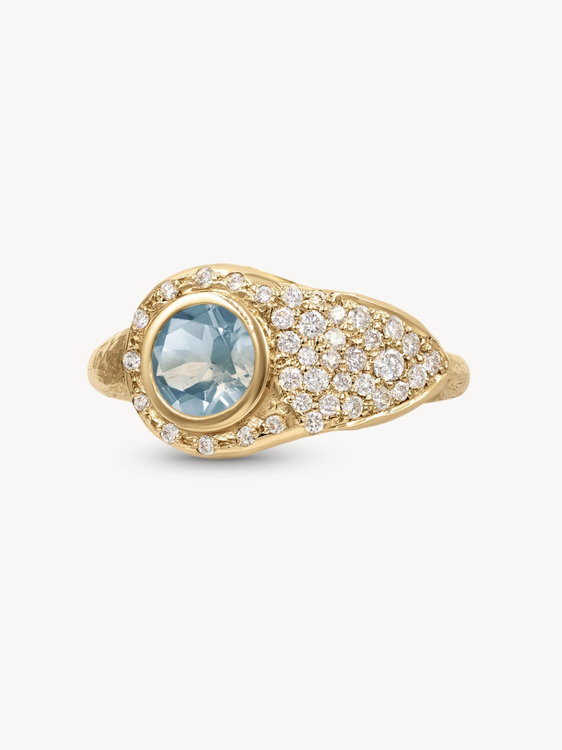Birthstone Lock Ring