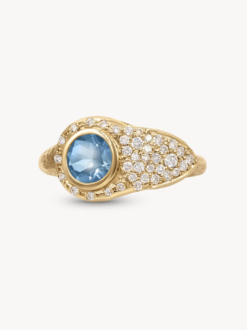 Birthstone Lock Ring