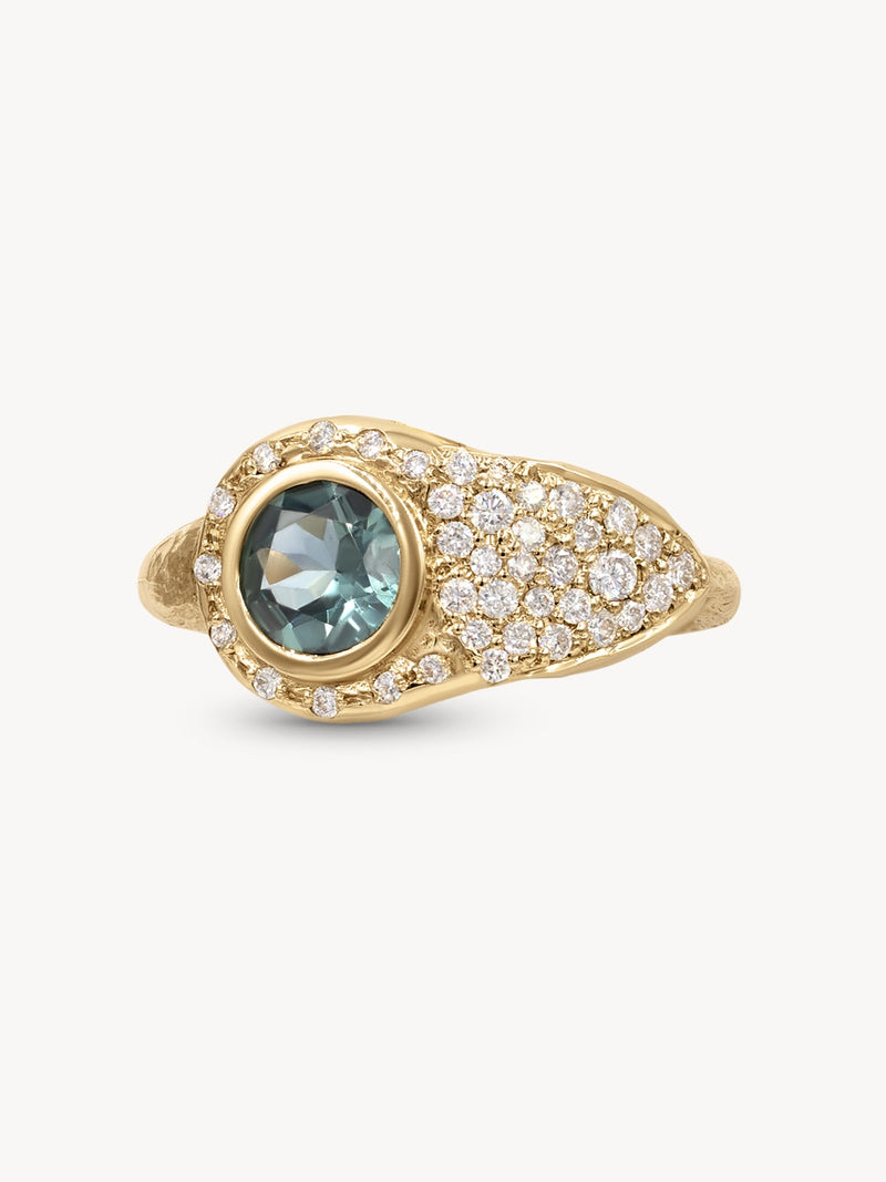 Birthstone Lock Ring
