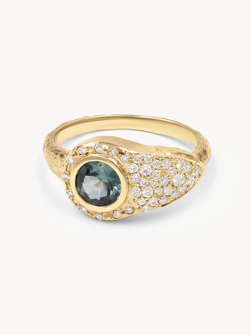 Birthstone Lock Ring