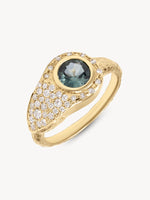 Birthstone Lock Ring