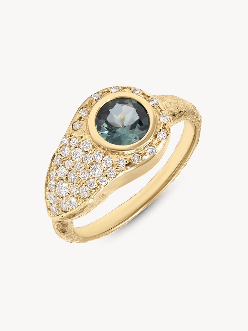 Birthstone Lock Ring