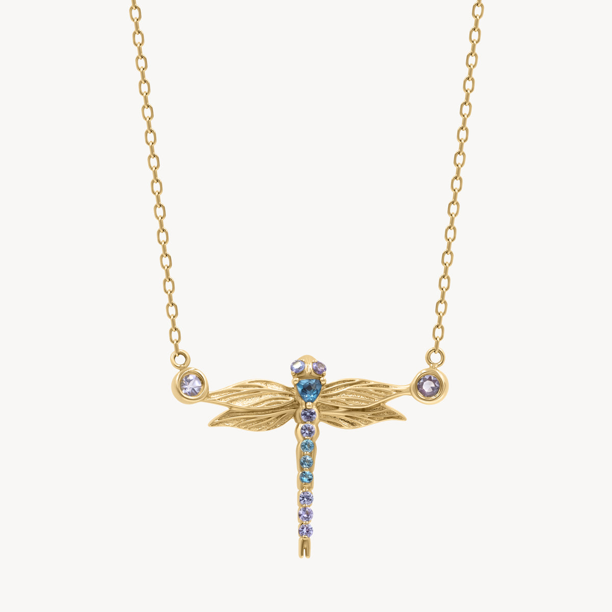 アクセサリー ariyee Dragonfly Necklace in 14K Yellow Gold | Audry Rose