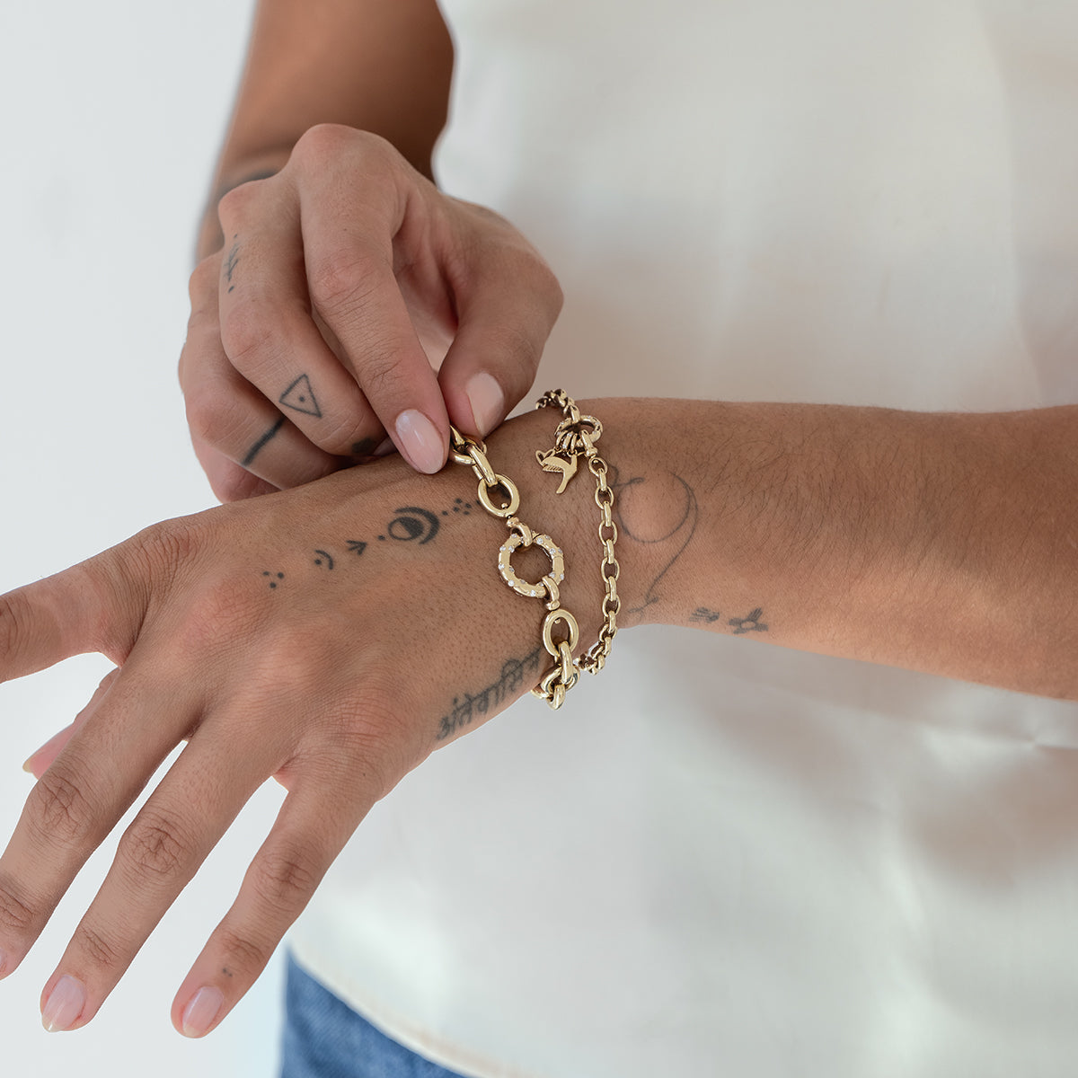 Aria Bracelet in 14k Yellow Gold | Audry Rose