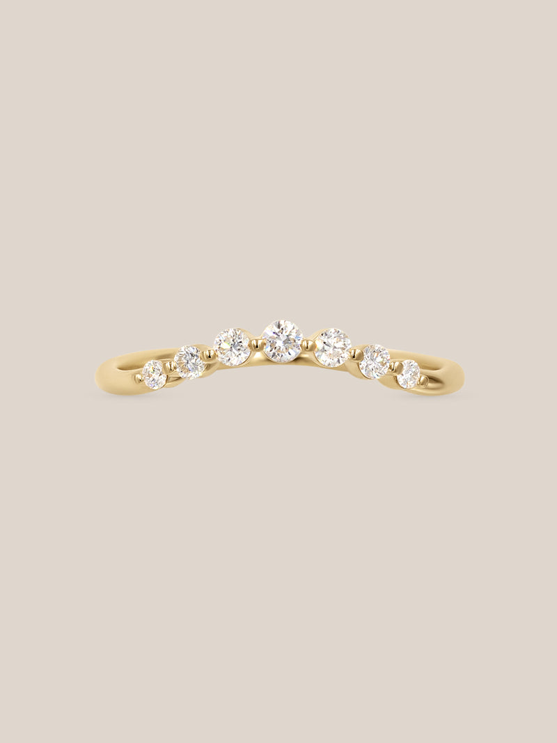 Wide Celestial Arch Ring