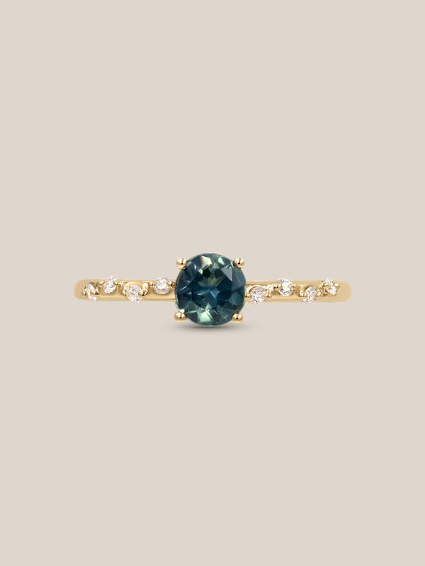 Starry Ocean Blues Ring