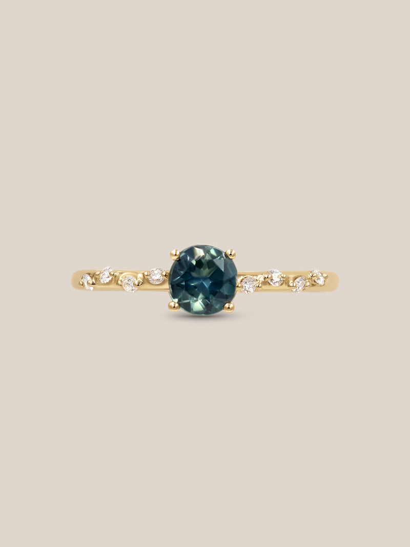 Starry Ocean Blues Ring