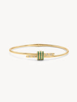 Gemstone Latch Bracelet