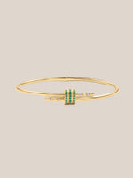 Gemstone Latch Bracelet