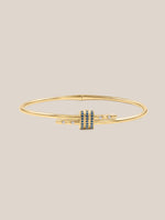 Gemstone Latch Bracelet