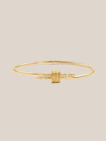 Gemstone Latch Bracelet
