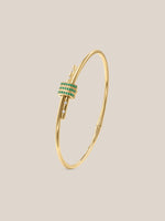 Gemstone Latch Bracelet