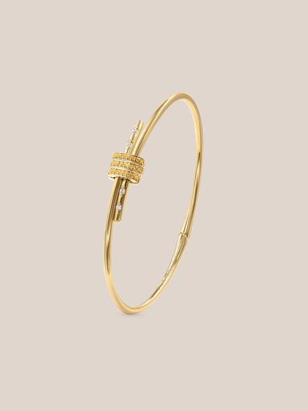 Citrine Latch Bracelet