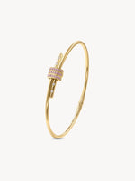 Gemstone Latch Bracelet