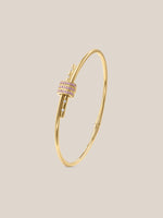 Gemstone Latch Bracelet