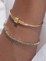 Peridot Latch Bracelet