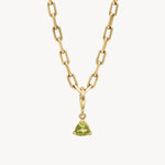 Peridot Charm Necklace