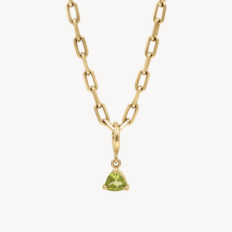 Peridot Charm Necklace