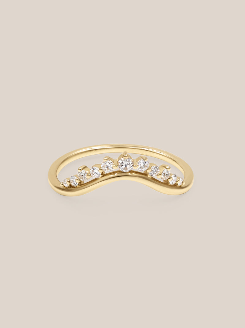 Grand Diamond Arch Ring